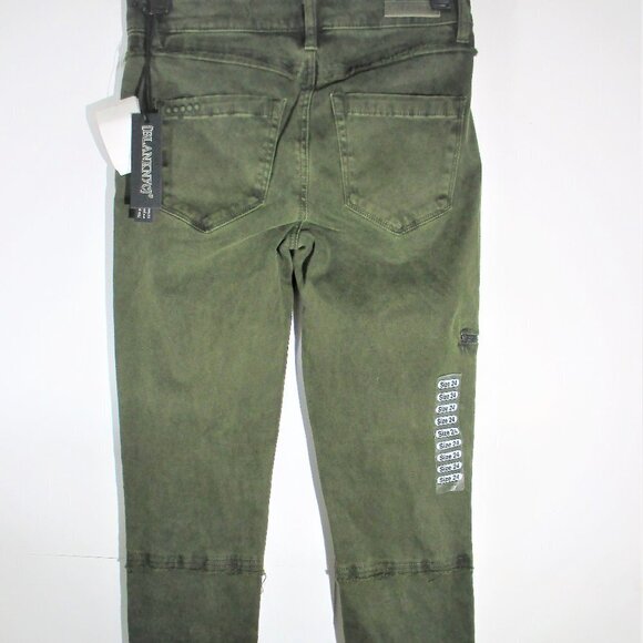 BLANK NYC SKINNY ZIPPER JEANS NWT SIZE 24 - Picture 2 of 8